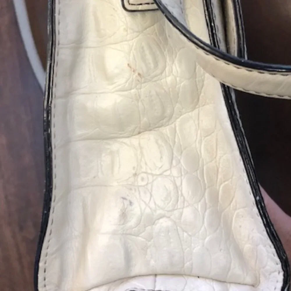 KATE SPADE Doris Orchard Valley Grey Leather Satchel/Shoulder Bag